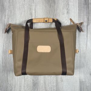 NEW Jon Hart Cooler Saddle Coated Canvas Khaki Sand Tan Western Texas Ice Chest